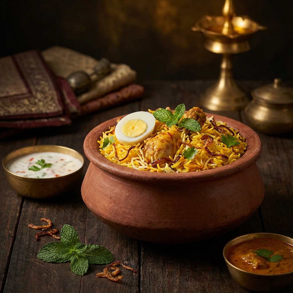Hyderabadi Chicken Biryani